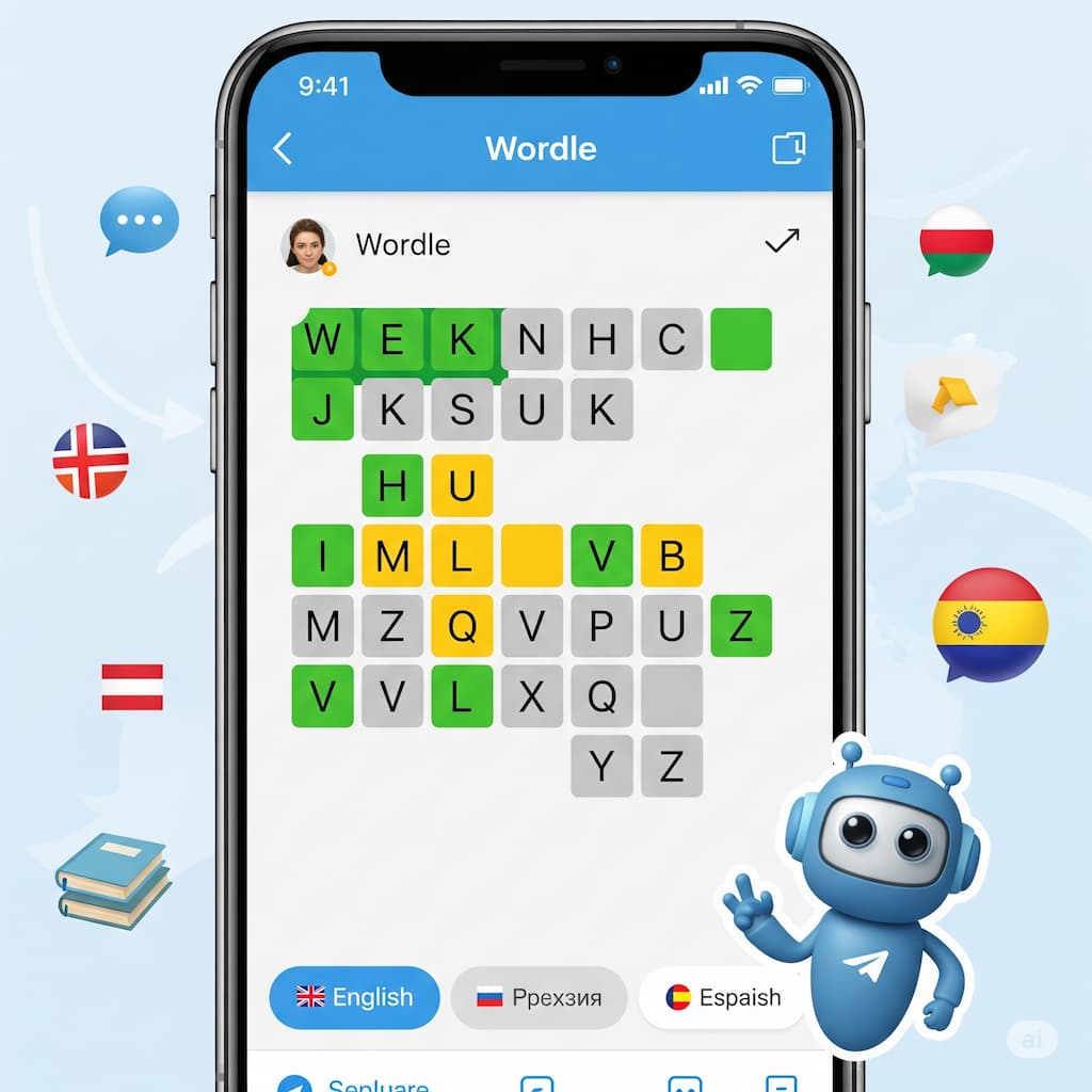 WordleBot Telegram Game (open source) thumbnail