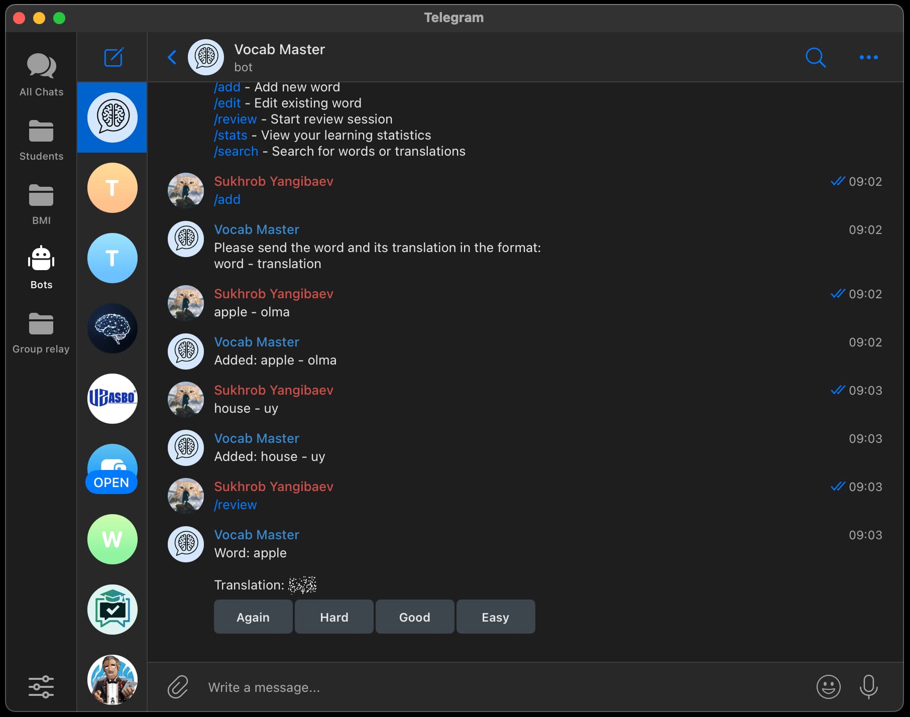 Anki Vocabulary Telegram Bot thumbnail